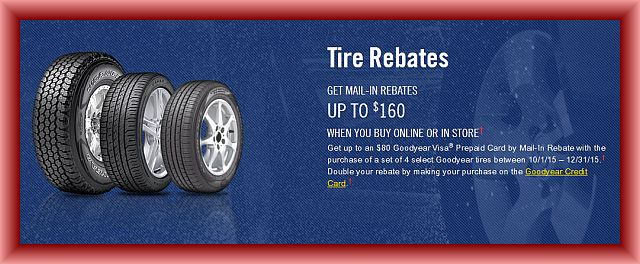 Goodyear Tire Rebate And Coupons For July 2022