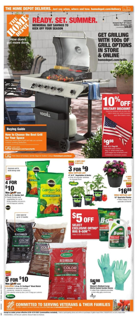 Home Depot Memorial Day 2021 Ad And Deals TheBlackFriday
