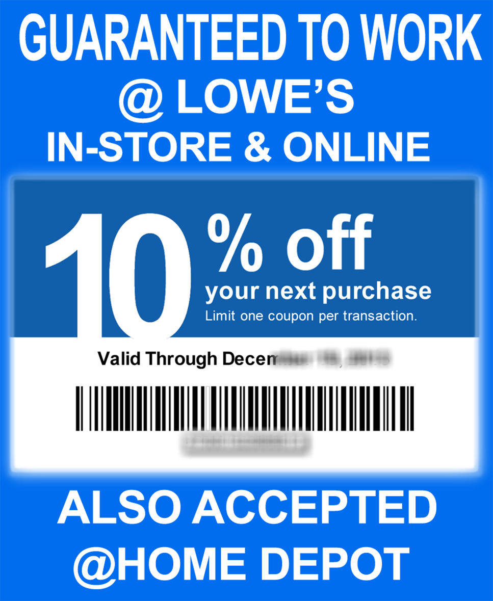 Printable Lowes Coupon 20 Off 10 Off Codes June 2022