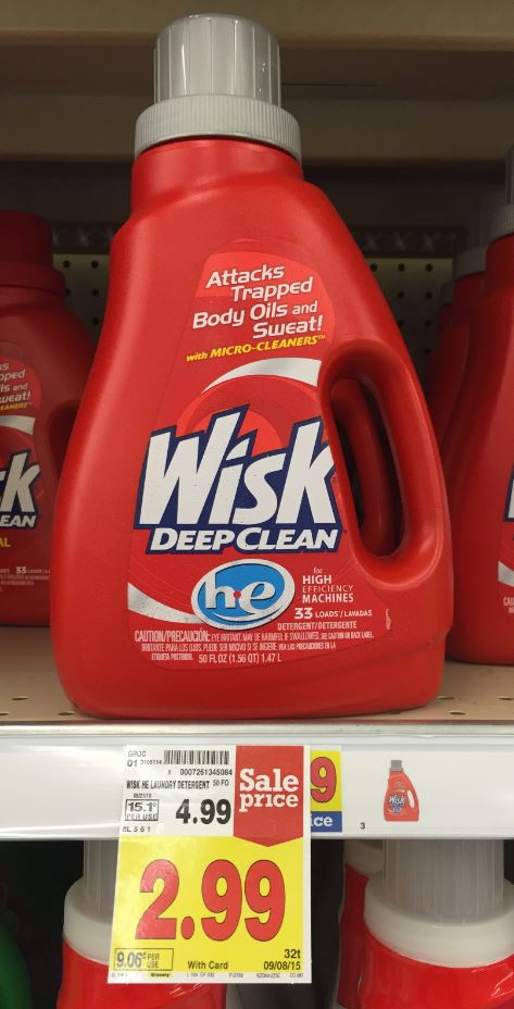 Wisk Laundry Detergent As Low As 0 99 At Kroger Kroger Krazy